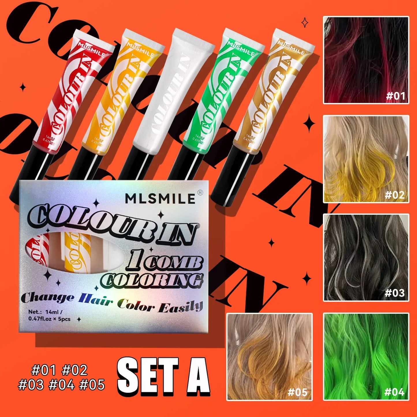 Temporary Hair Color Mascara
