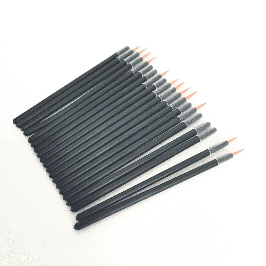 Disposable face painting brushes - set of 20