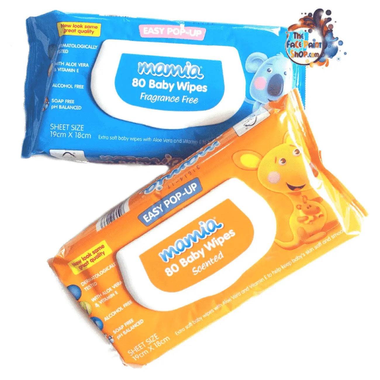 Face Painting Cleaning Wipes - Scented