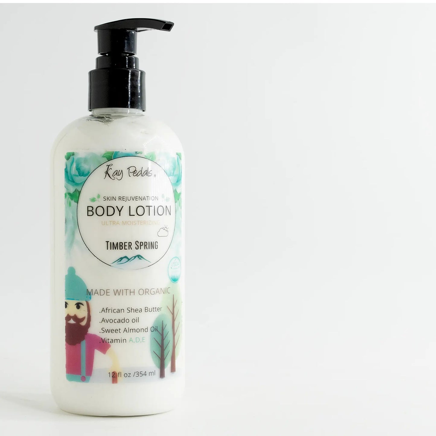 Timber Spring Natural Organic Body Lotion 12oz