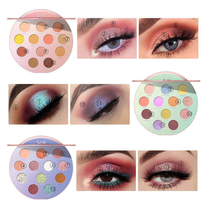 Time 12 Color Creamy-Toned Eyeshadow Palette