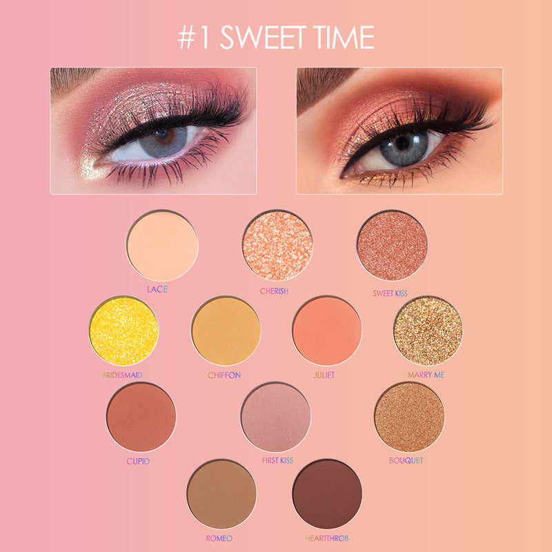 Time 12 Color Creamy-Toned Eyeshadow Palette