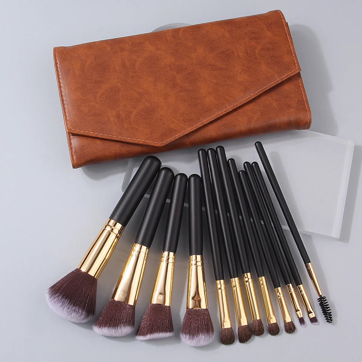 Travel Makeup Essentials Brush Set with Bag