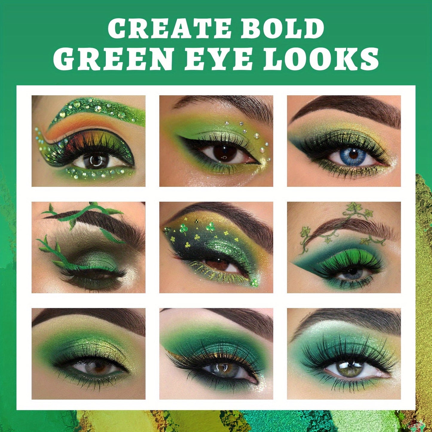 UCANBE Green Eyeshadow Palette