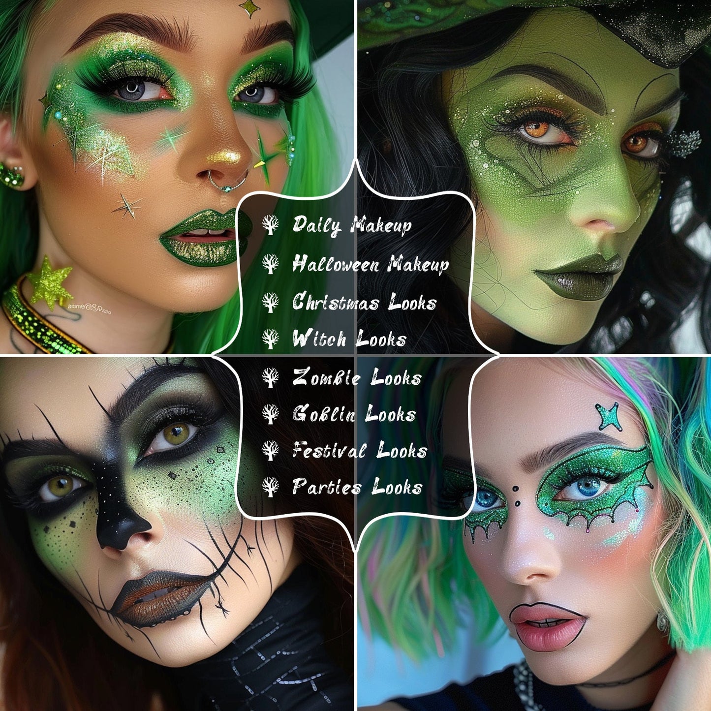 UCANBE Green Eyeshadow Palette