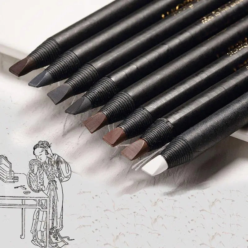 Ultimate 12PCS Waterproof Eyebrow Pencil Set for Flawless Brows