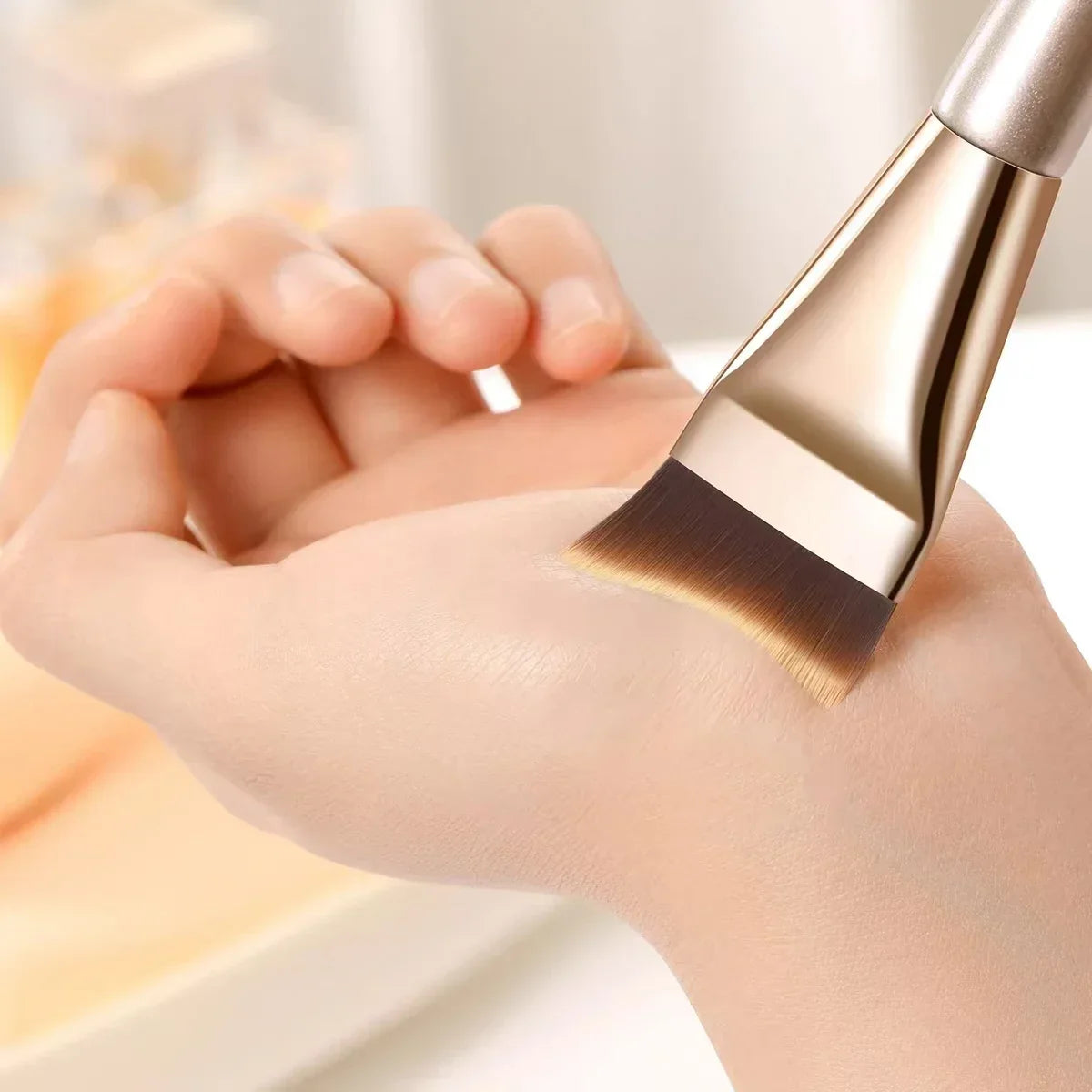Ultra-thin Foundation Brush for Flawless Finish
