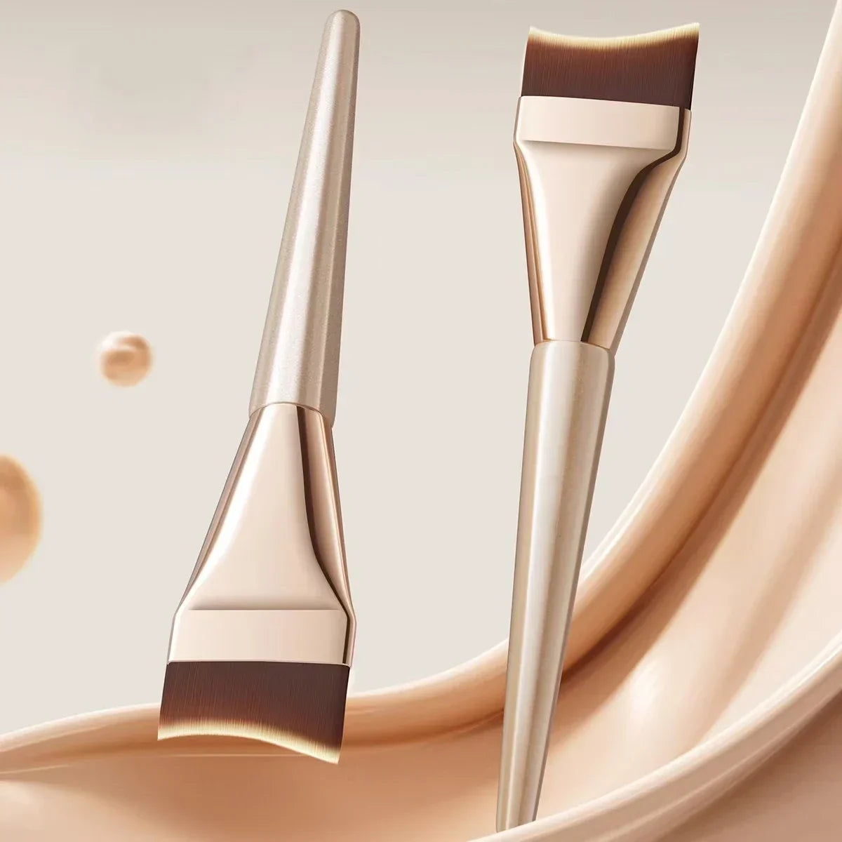 Ultra-thin Foundation Brush for Flawless Finish