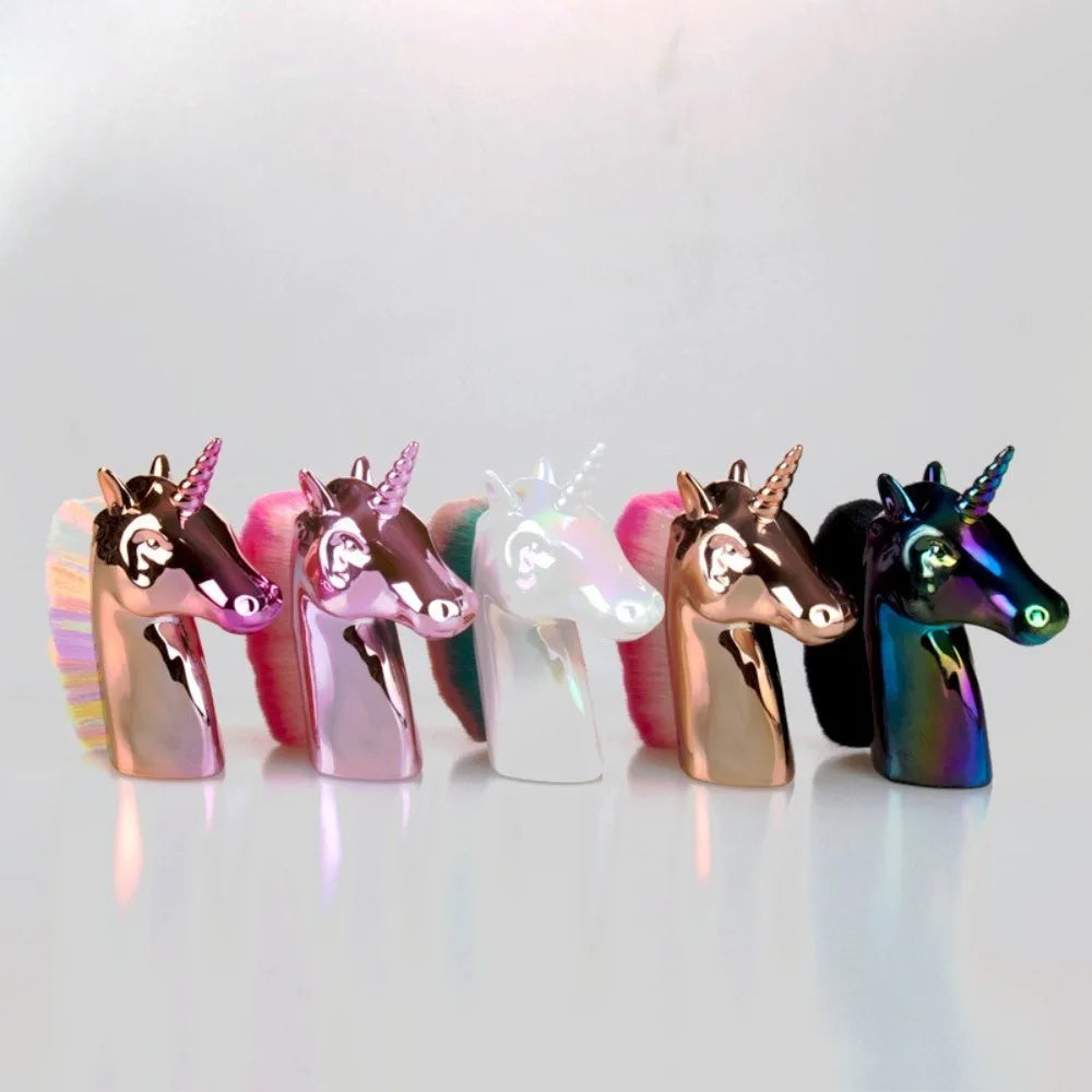 Unicorn Makeup Brush Nail Dust Remover Tool