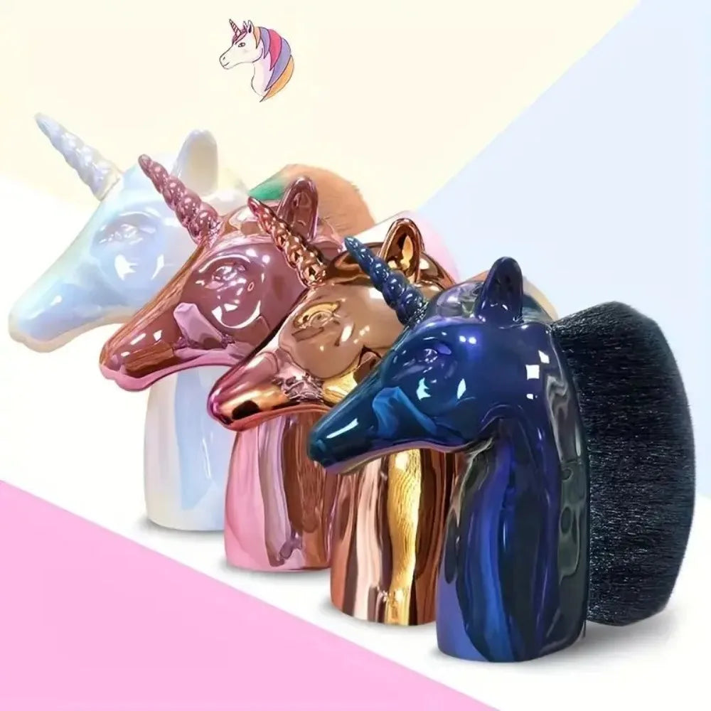 Unicorn Makeup Brush Nail Dust Remover Tool