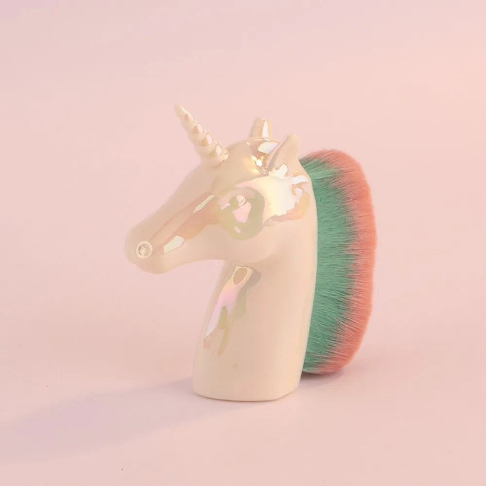 Unicorn Makeup Brush Nail Dust Remover Tool