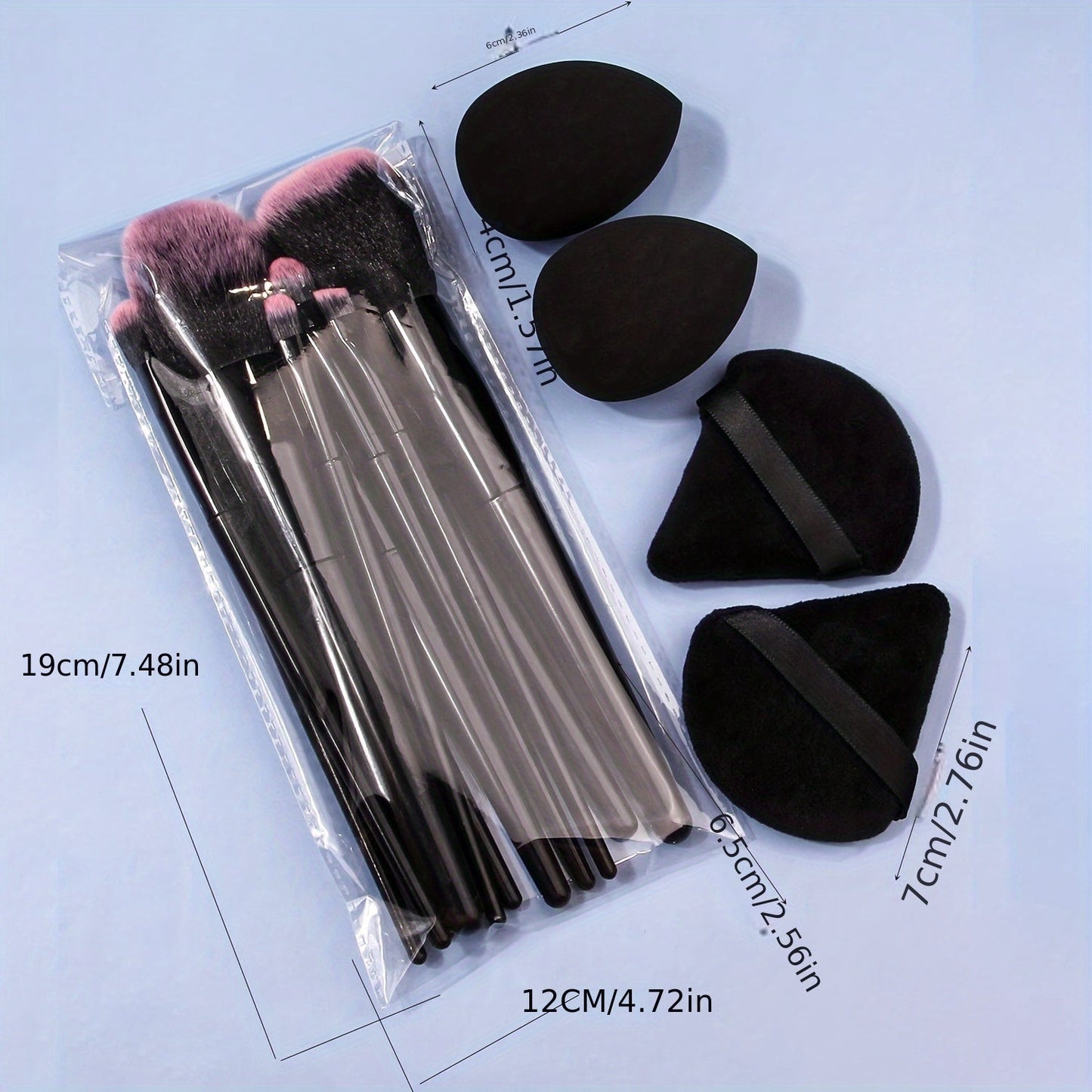 Unscented Makeup Brush Set