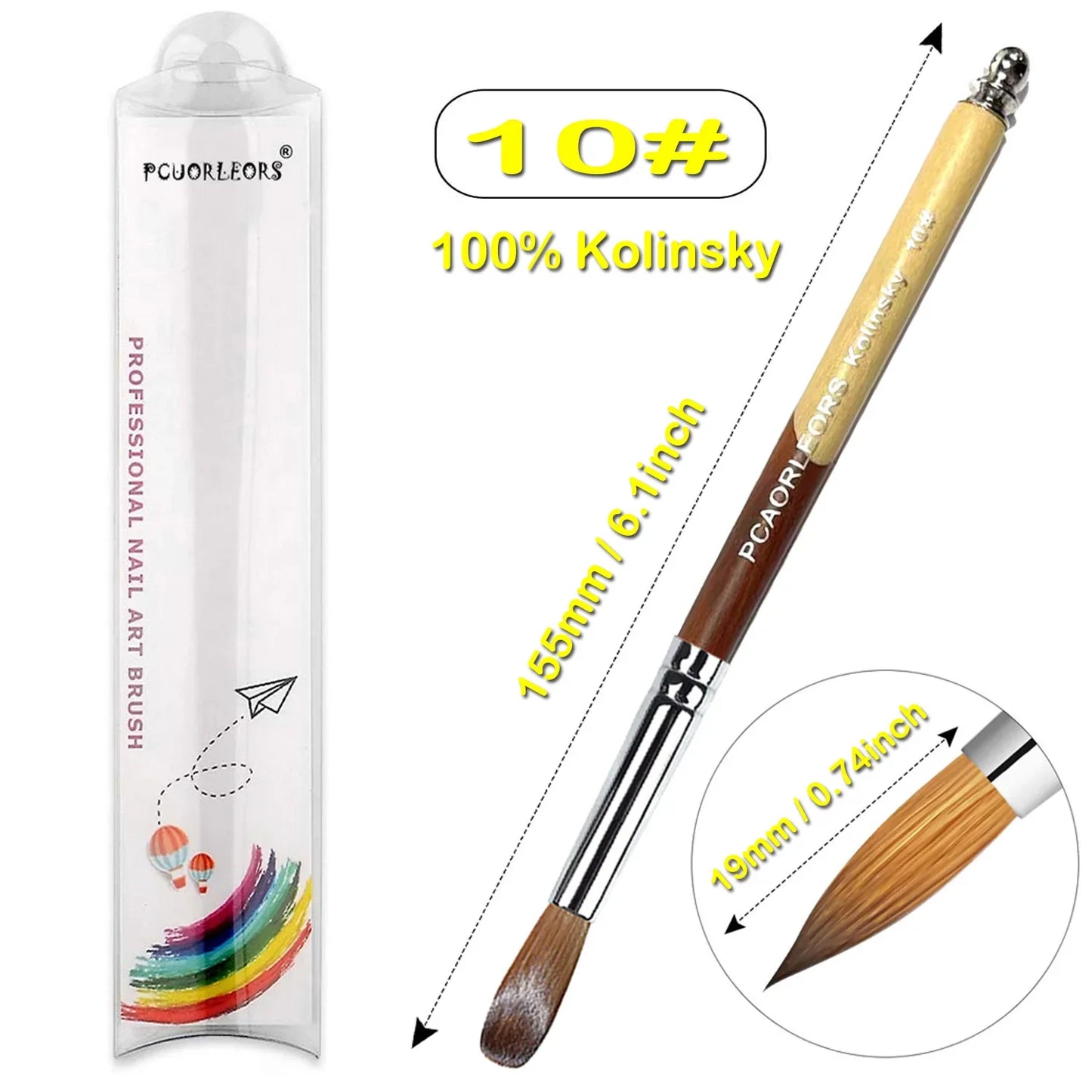 UsiDaer Kolinsky Nail Brush