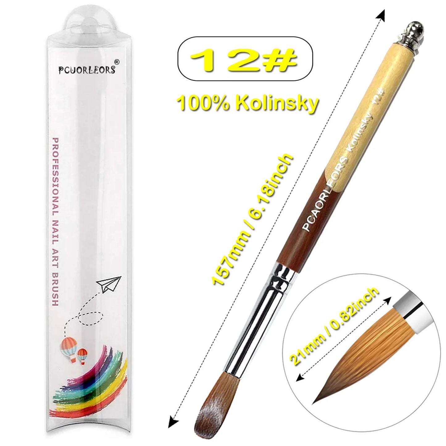 UsiDaer Kolinsky Nail Brush