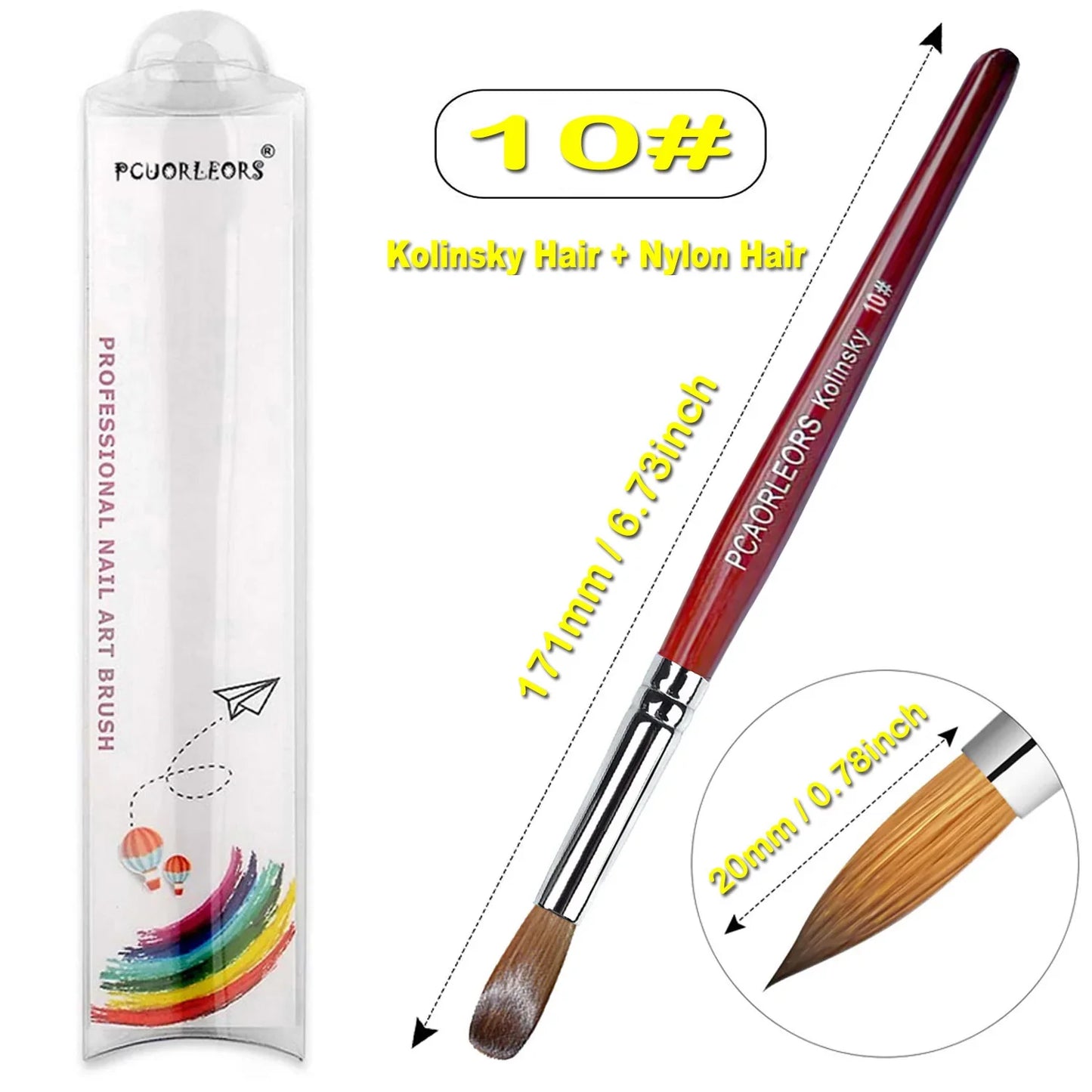 UsiDaer Kolinsky Nail Brush