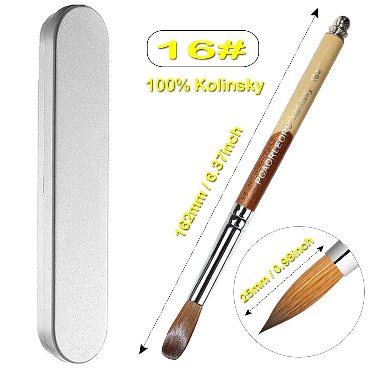 UsiDaer Kolinsky Nail Brush