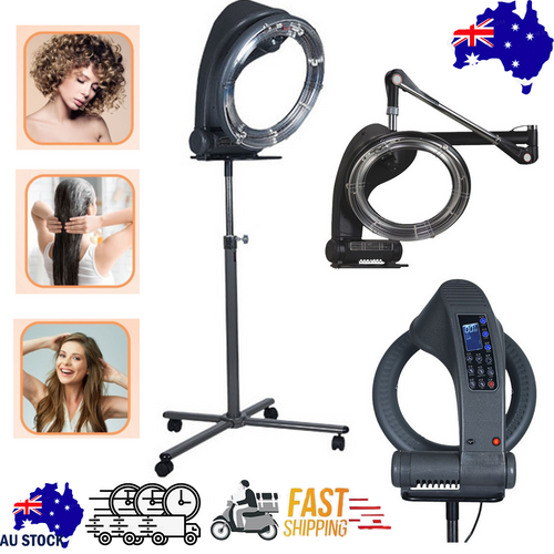 NNEDSZ New Standing Hair Dryer Accelerator Colour 360 Rotating Halo Rolling Salon Equipment