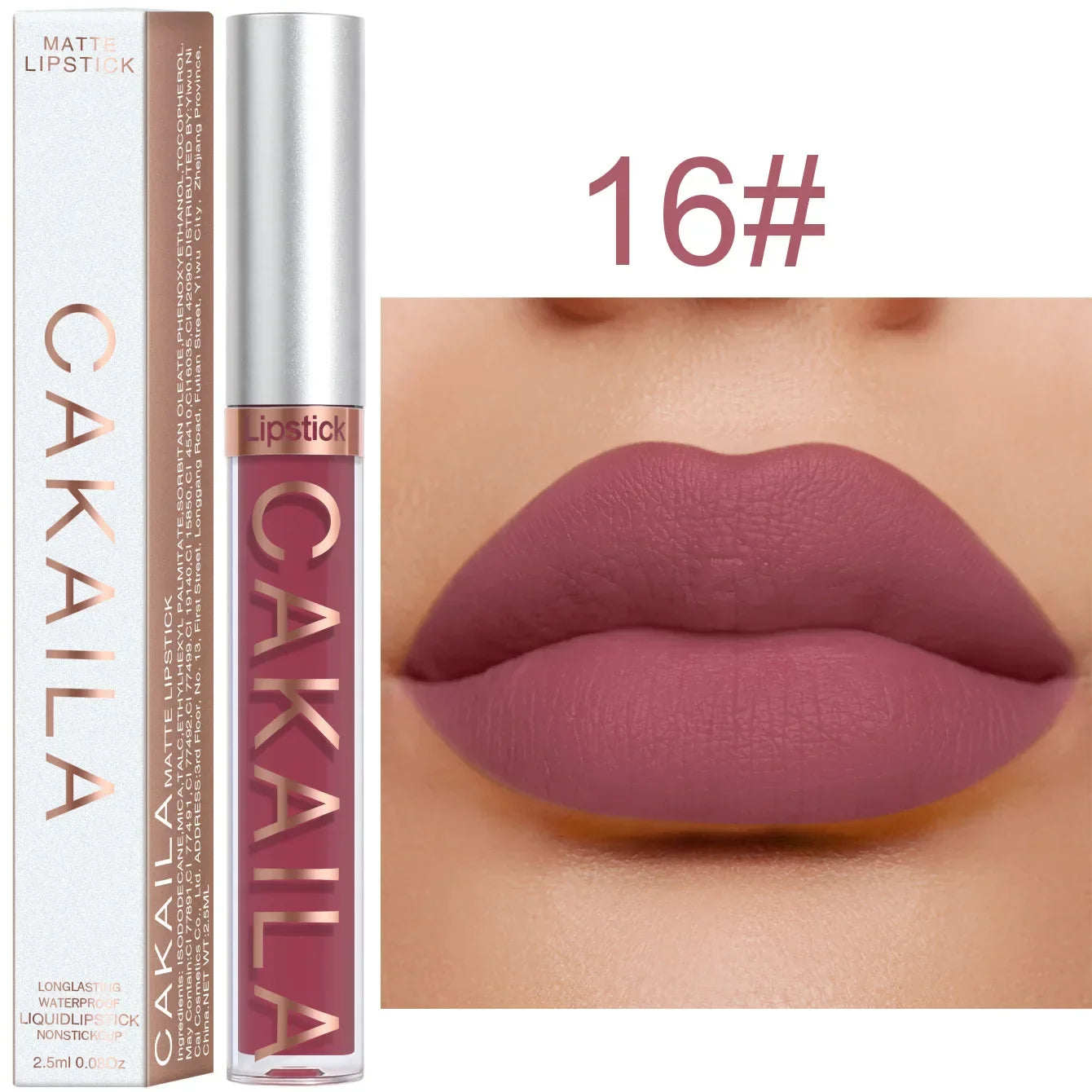 Velvet Matte Lipstick Lip Gloss Light Red Long Lasting