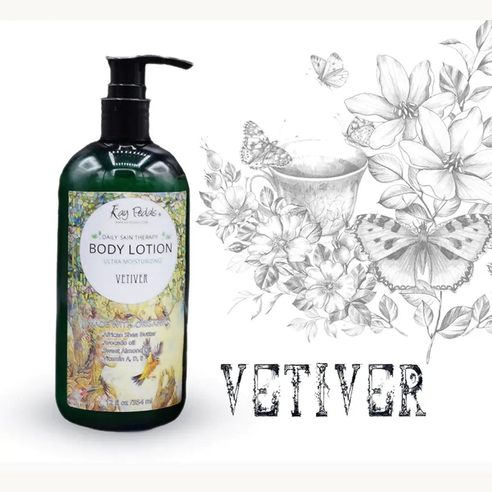 Vetiver Natural Organic Body Lotion 12oz
