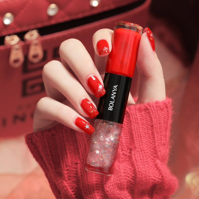 Vibrant Quick-Drying Two-Tone Nail Polish