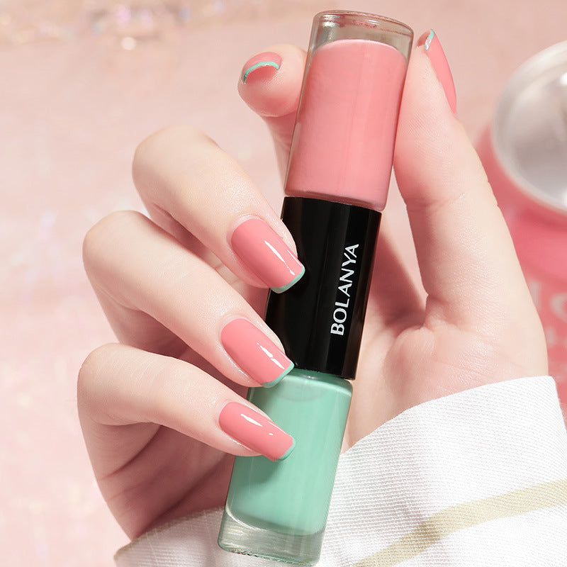 Vibrant Quick-Drying Two-Tone Nail Polish