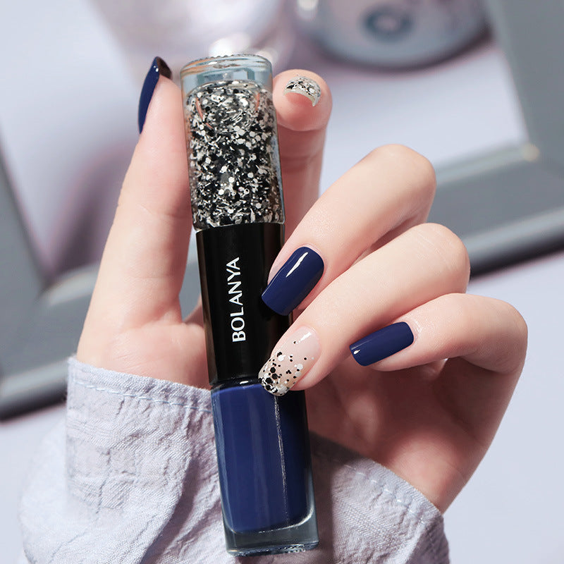 Vibrant Quick-Drying Two-Tone Nail Polish