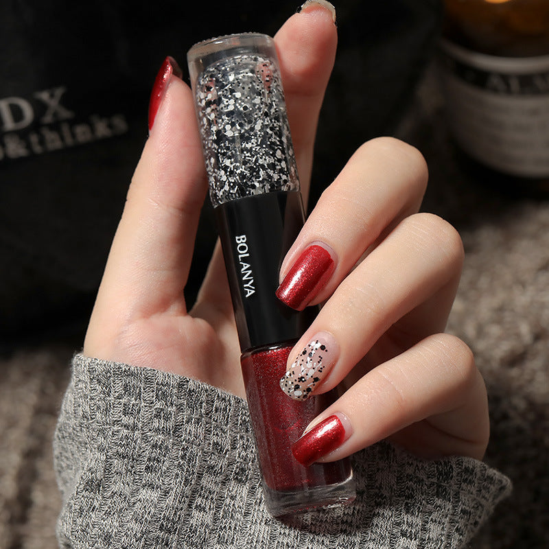 Vibrant Quick-Drying Two-Tone Nail Polish