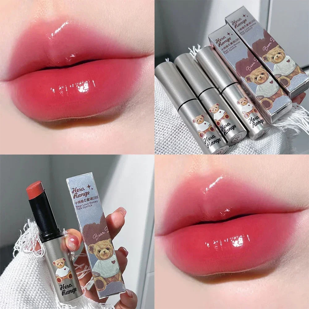 Water Mirror Solid Lip Gloss Lipstick Nude Lip Tint Moisturizing