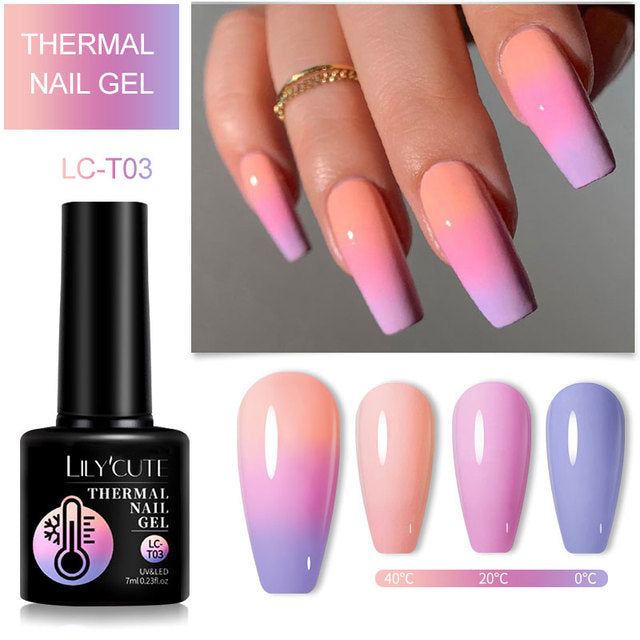 Winter Magic Color Changing Thermal Gel Nail Polish