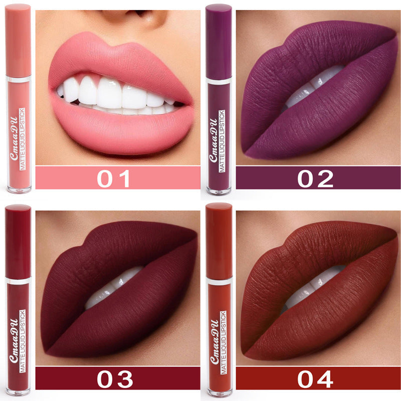 Women's Waterproof Matte Lipstick Set