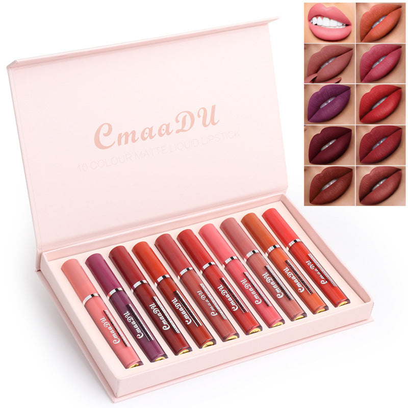 Women's Waterproof Matte Lipstick Set
