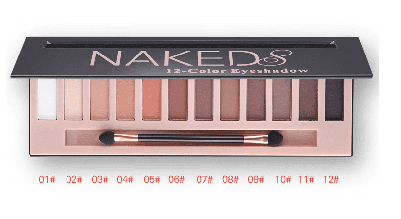 YANQINA 12 Colors Portable Eyeshadow Palette