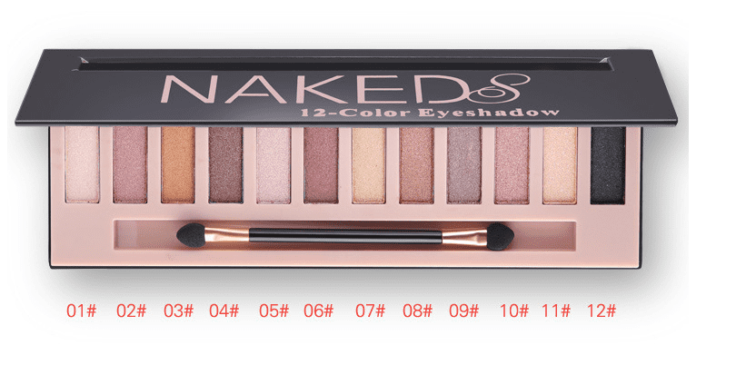 YANQINA 12 Colors Portable Eyeshadow Palette