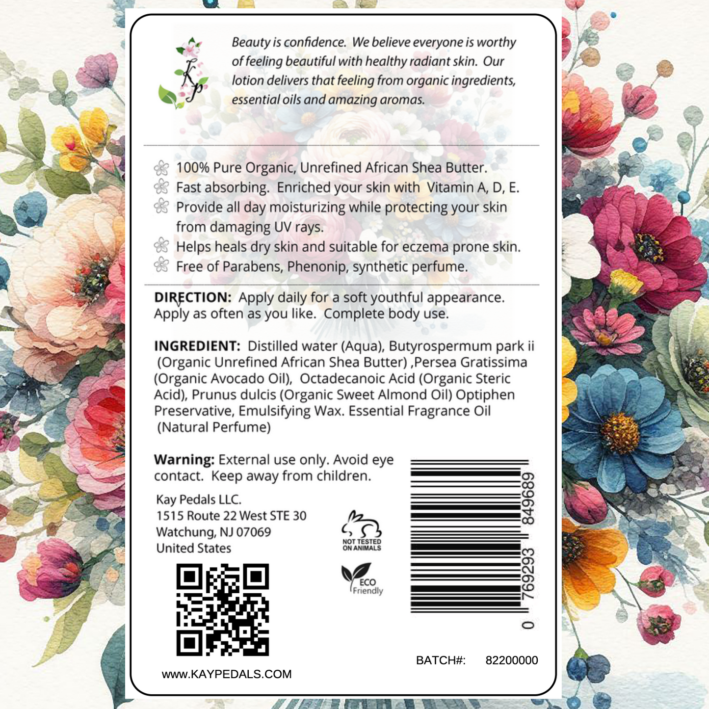 Breakfast In Paris Natural Body Lotion 12oz