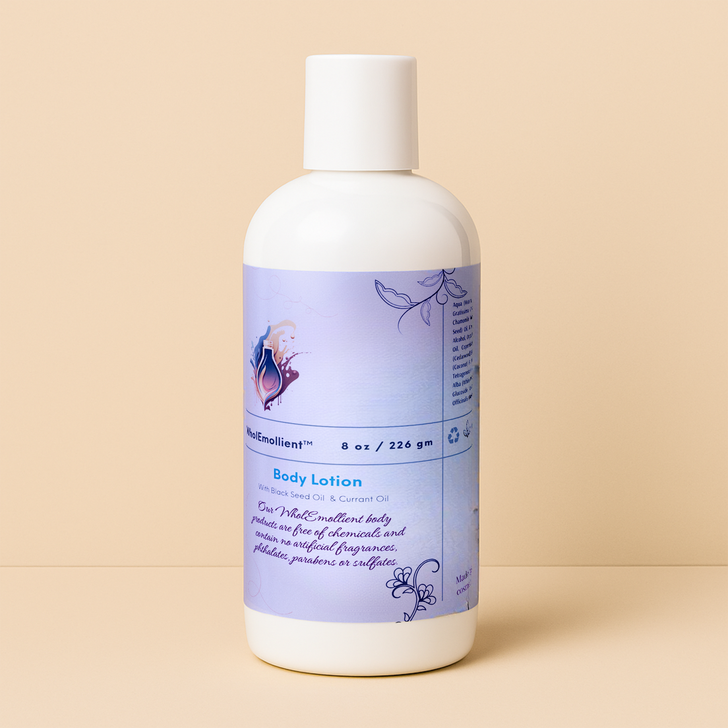 WholEmollient Body Lotion with Black Seed Oil