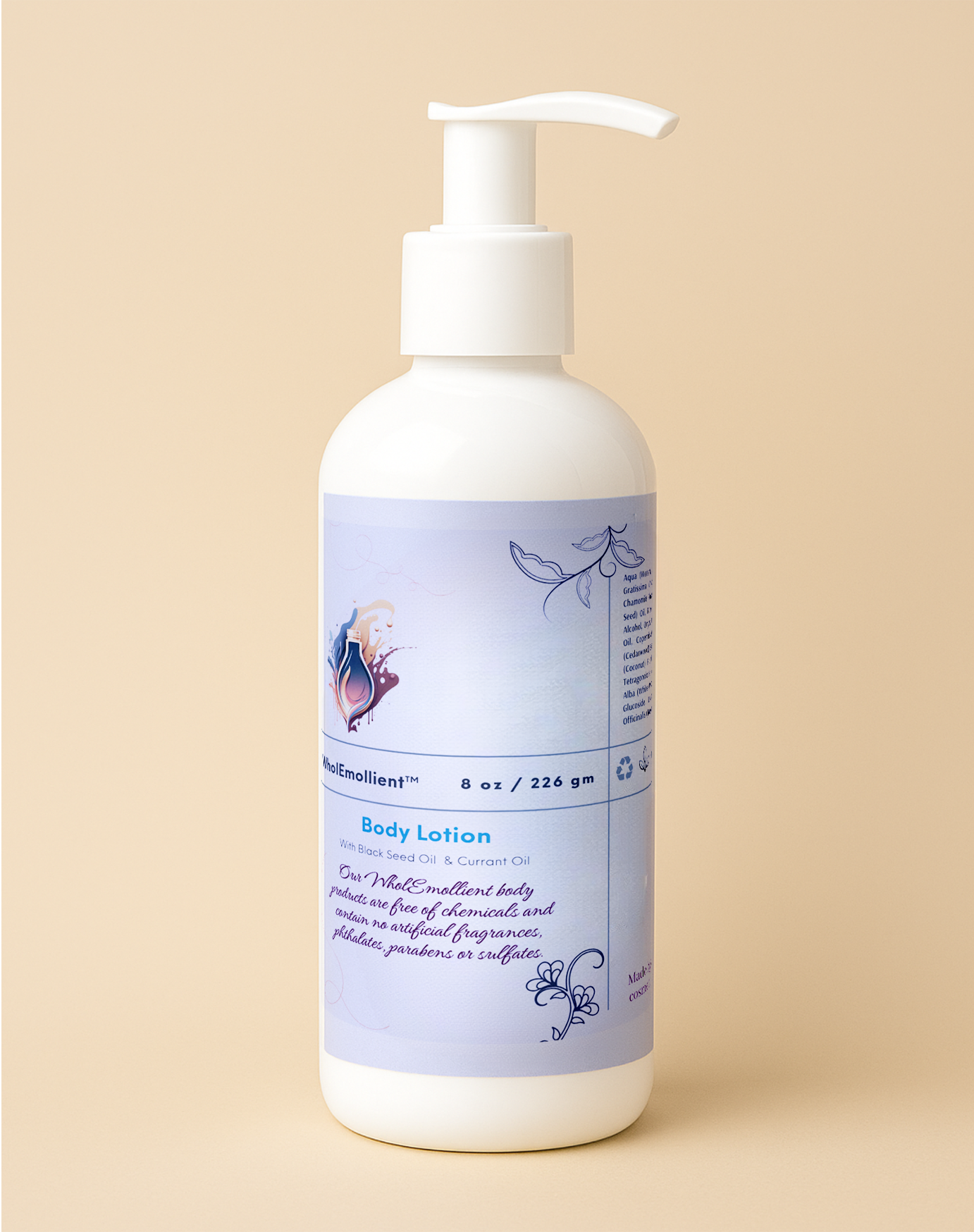 WholEmollient Body Lotion with Black Seed Oil