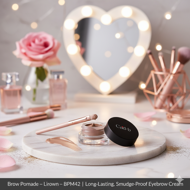 Brow Pomade – Light Brown | Long-Lasting, Smudge-Proof Eyebrow Cream – BPM42