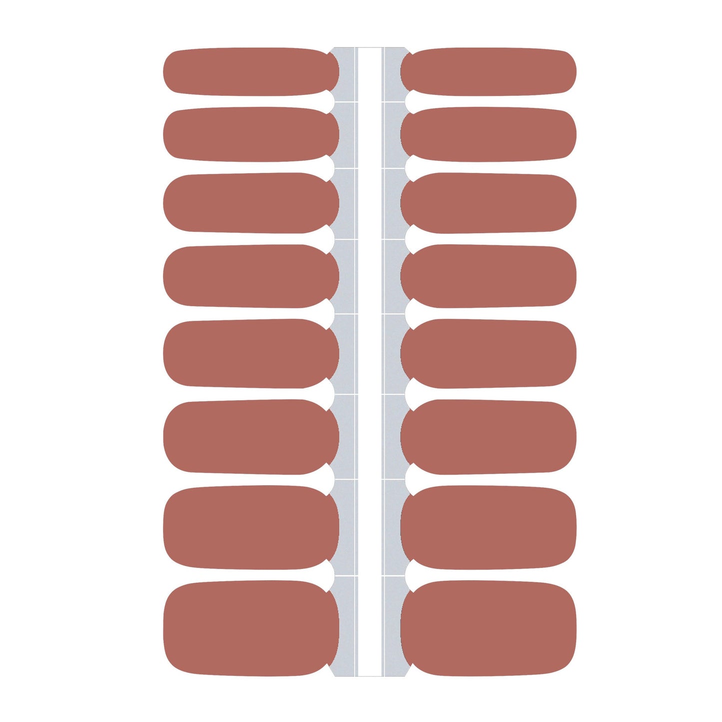 Burnt Orange Nail Polish Wraps