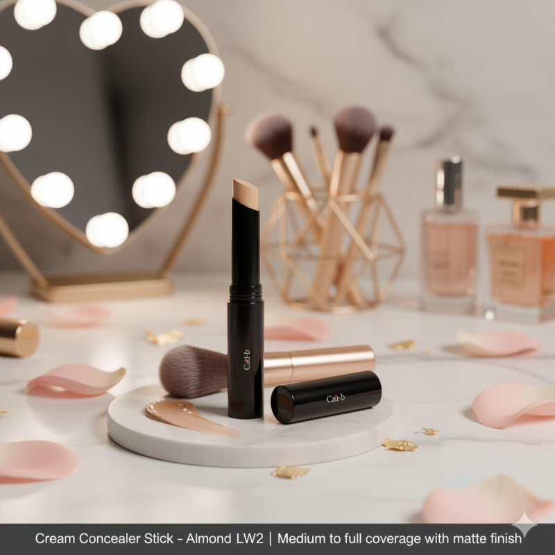 Cream Concealer Stick – Almond – LW2 | Medium to full coverage with matte finish