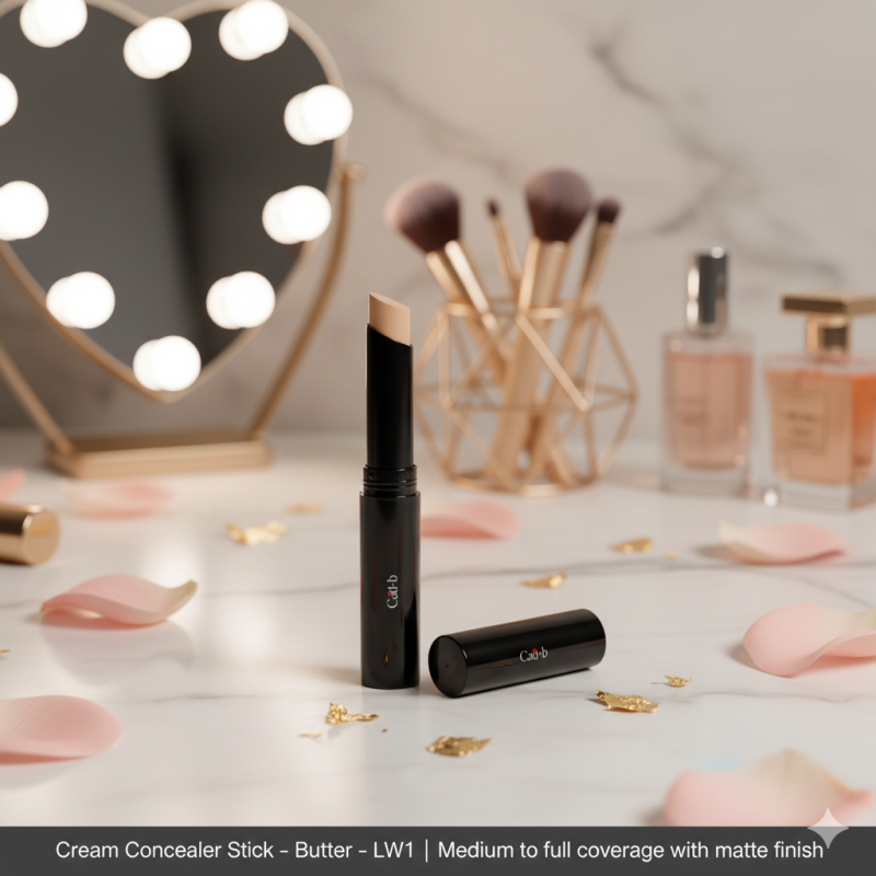 Cream Concealer Stick - Butter - LW1 | Medium to full coverage with matte finish