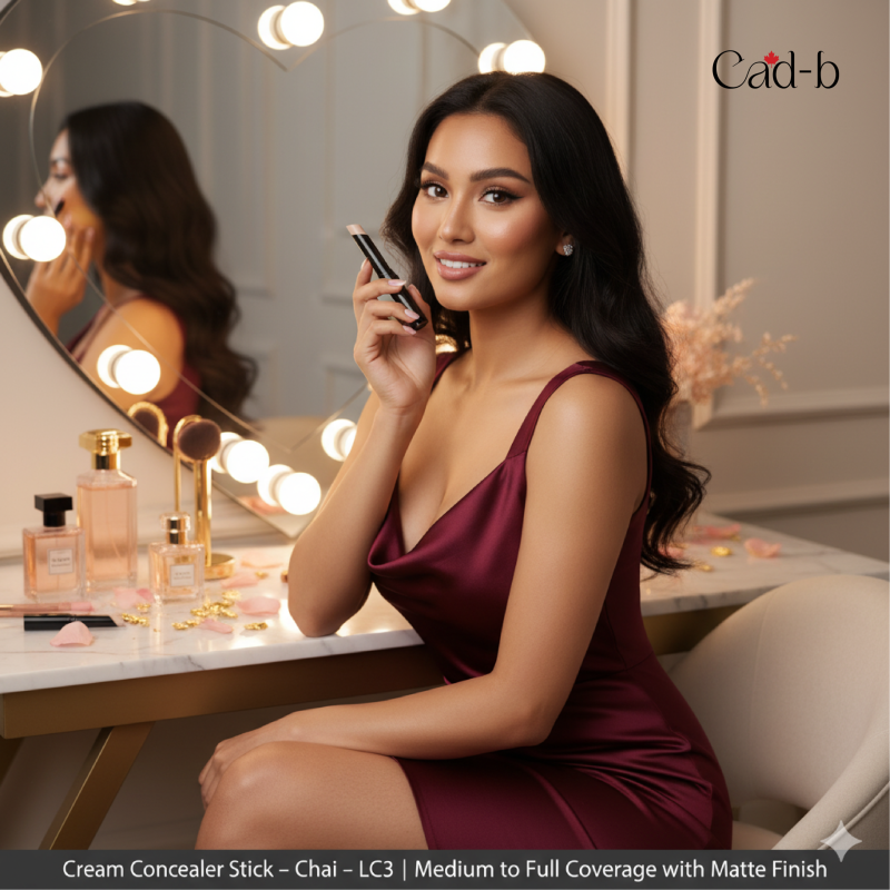 Cream Concealer Stick – Chai – LC3 | Medium to Full Coverage with Matte Finish