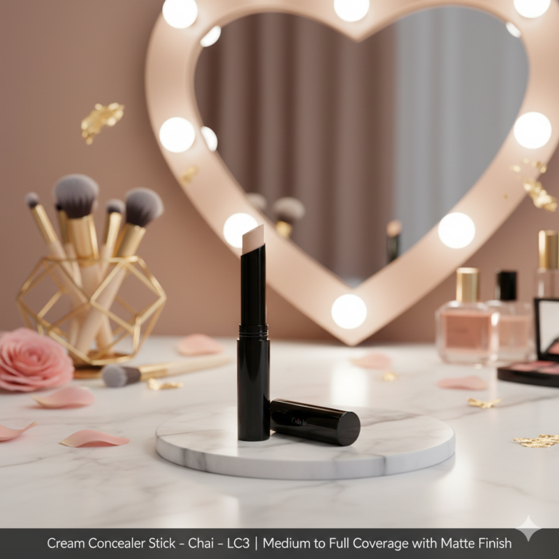Cream Concealer Stick – Chai – LC3 | Medium to Full Coverage with Matte Finish