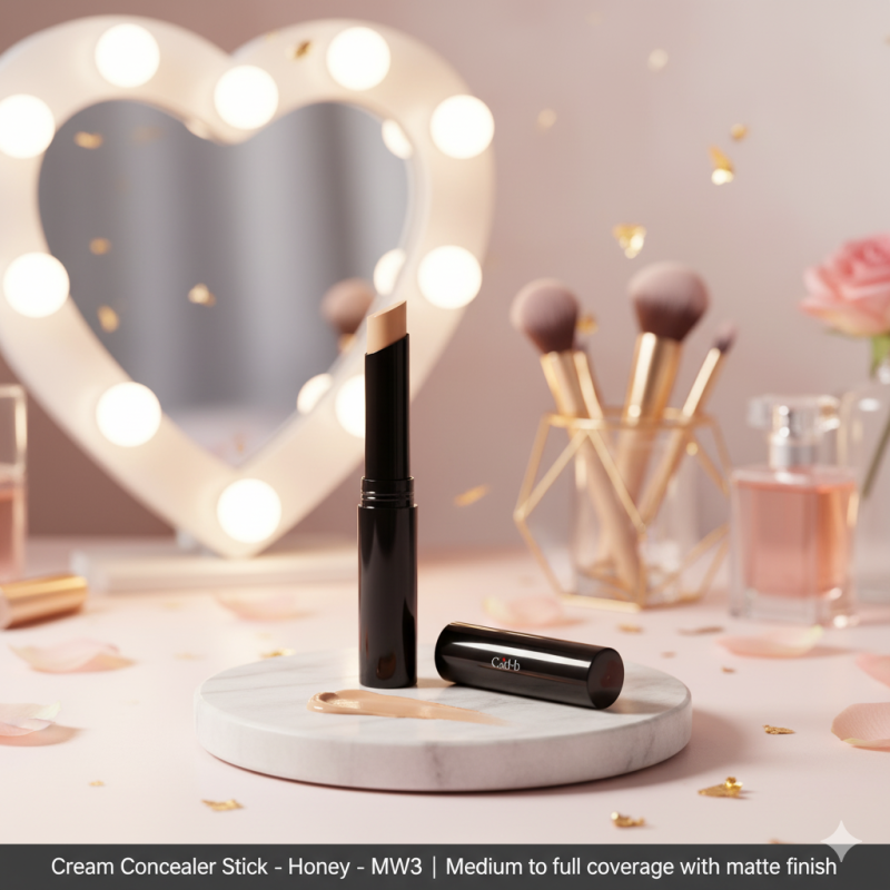 Cream Concealer Stick – Honey – MW3 | Medium to full coverage with matte finish