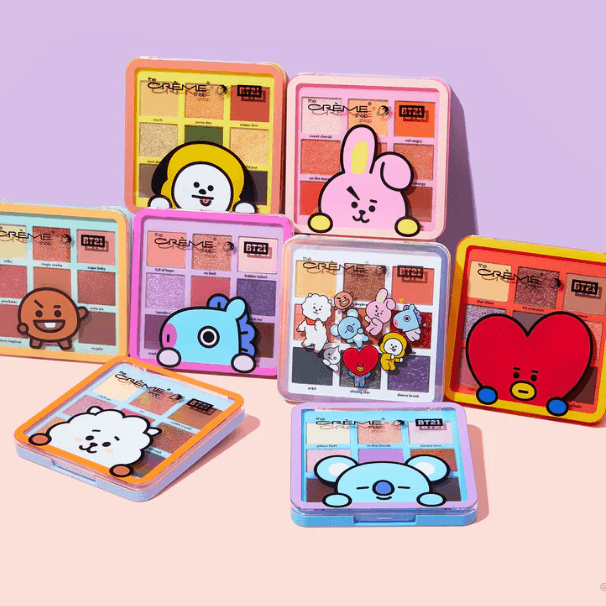 [Pre-Order]  BT21: Eyeshadow Palette Complete Collection, 7 types
