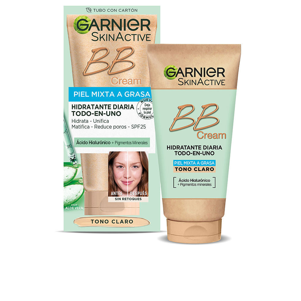 SKINACTIVE BB CREAM combination to oily skin daily moisturizer SPF 25 #light tone 50 ml