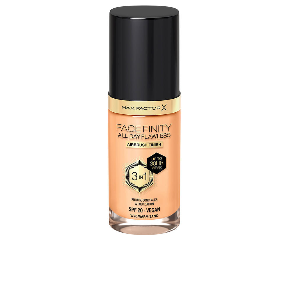 FACEFINITY 3IN1 primer, concealer &amp; foundation #70-warm sand 30 ml