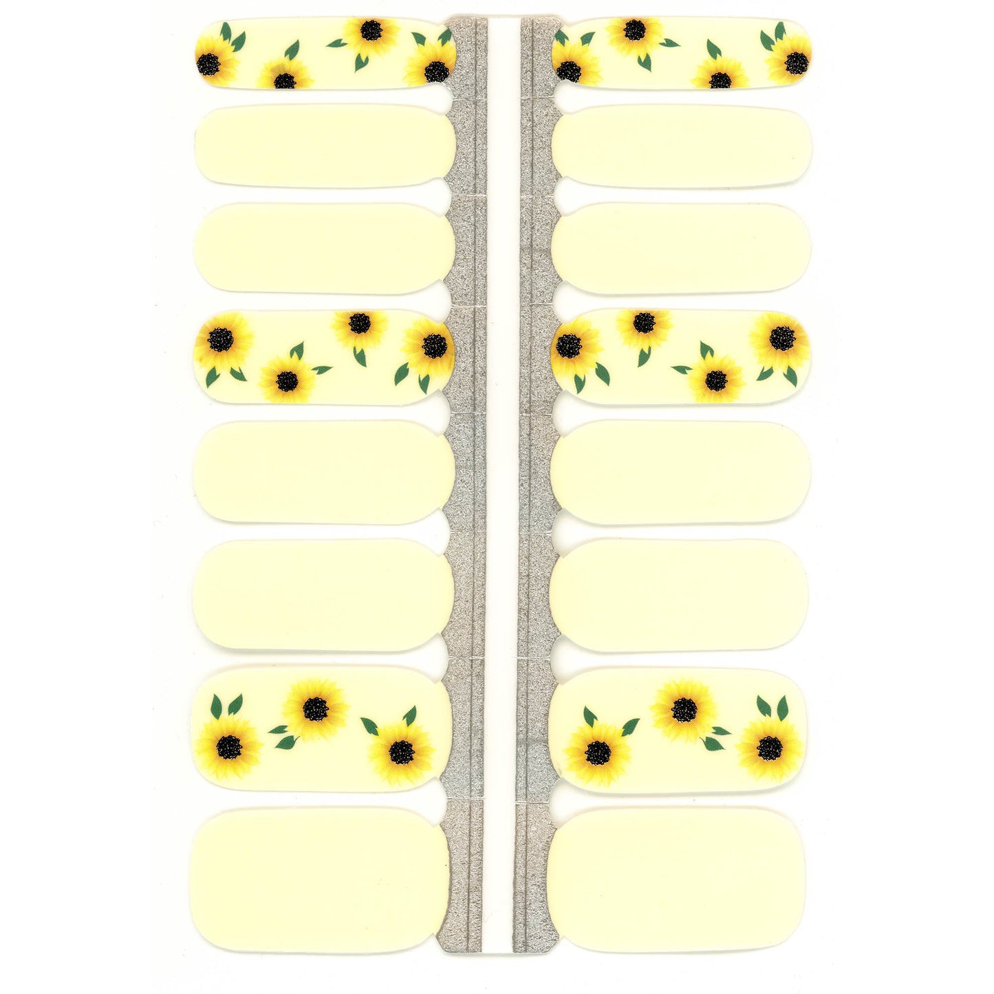 Sunflower Nail Polish Wraps