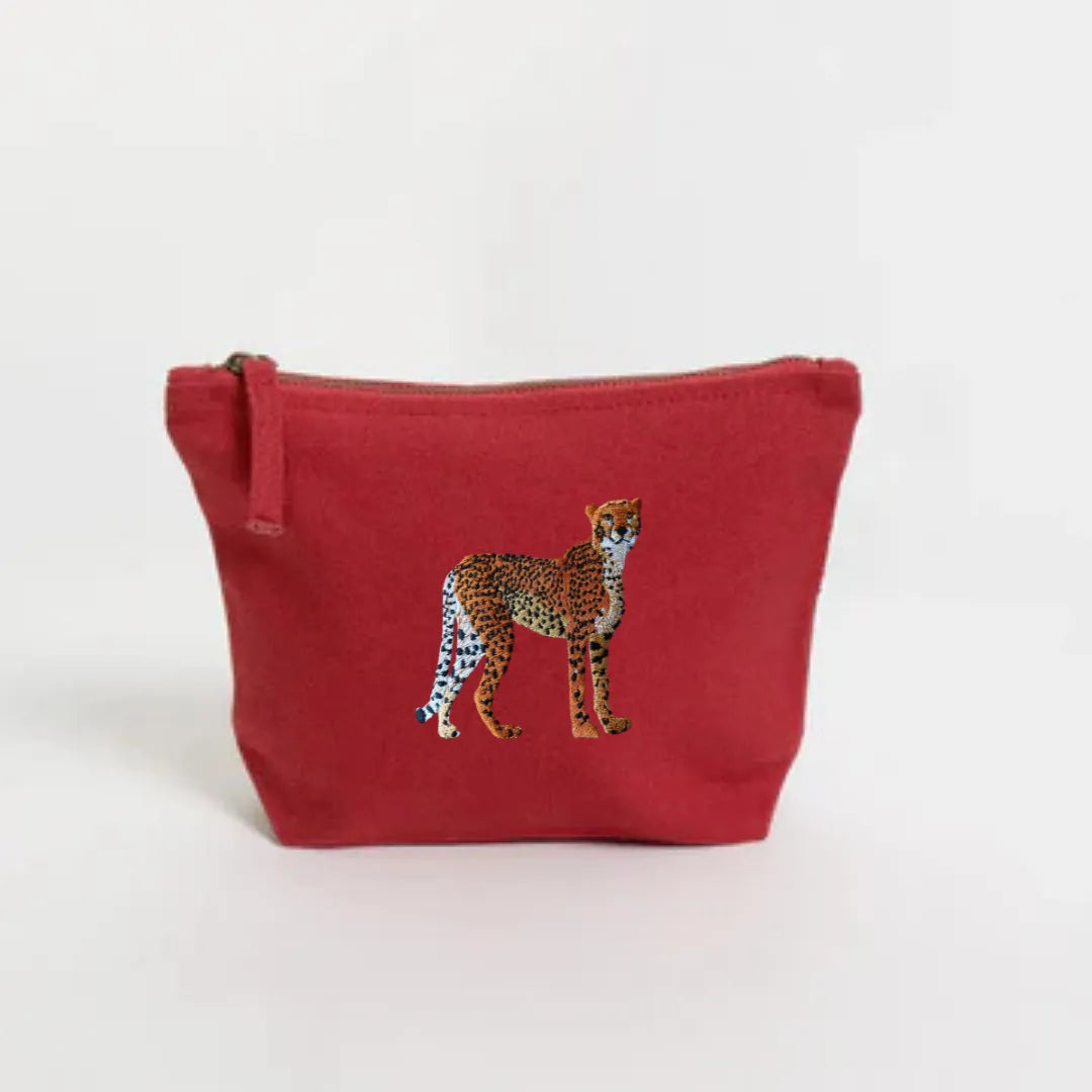 Cheetah Makeup Bag
