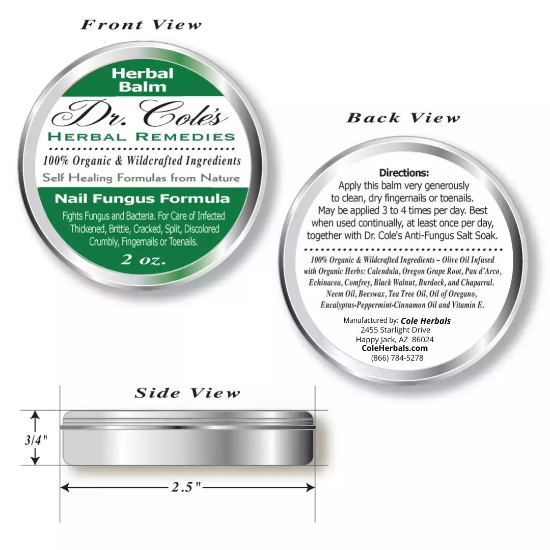 Dr. Cole's Nail Fungus Balm SixPak