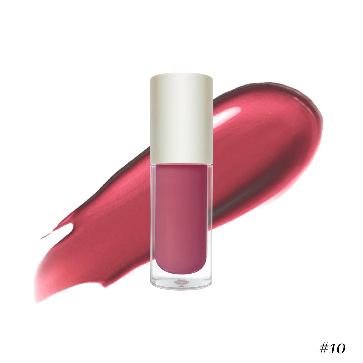 Nourishing Vegan Lip Gloss in Clear Pink for Irresistible Shine